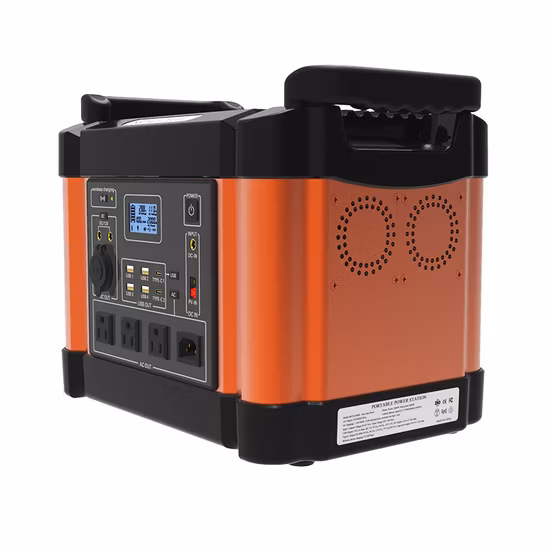 Outdoor Power Bank Storage Mobile Emergency Power Supply 1500W Lithium-Ion Battery